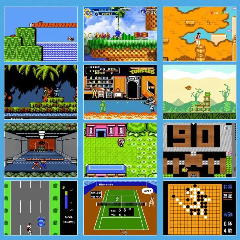 Built-in 500/620 Games Video Console 8Bit Mini TV Handheld Retro Game Console Handheld Retro Gaming Player AV Out Dropshipping