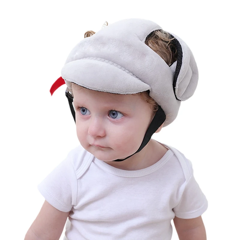 Детские небьющиеся Защитные Мягкие шлемы, детская шапочка, защитная шляпа, круглая крышка Младенческая шапочка - Цвет: A2