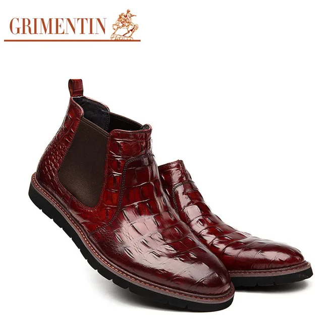 mens crocodile boots uk