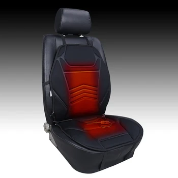 

KKYSYELVA 1pcs Car Heated Seat Covers Auto 12V Heating Heater Cushion Warmer Pad Winter Seat Covers Universal Car Seat Covers