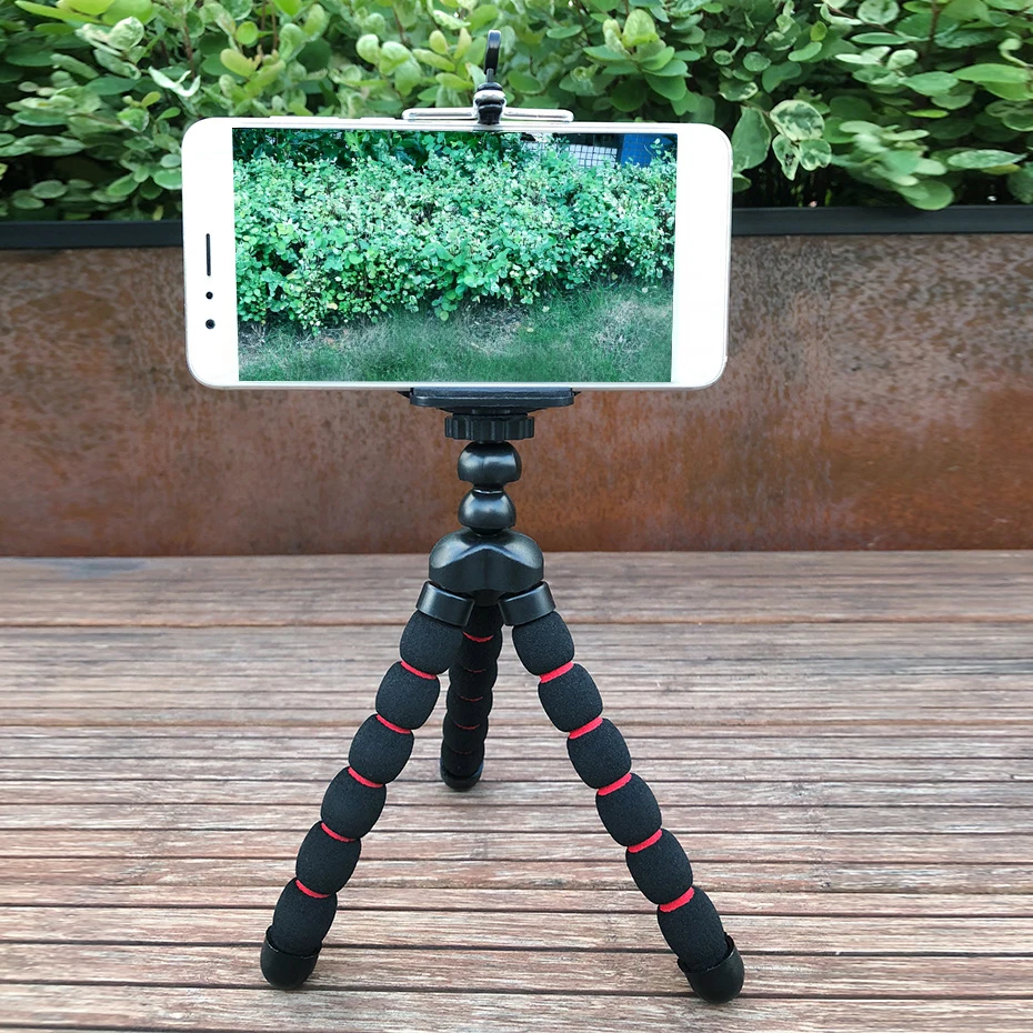 Octopus Camera Tripod Small Medium Large Gorillapod Sponge Accessories Tripe Mini Tripod Holder Bracket Phone Clip For Go Pro