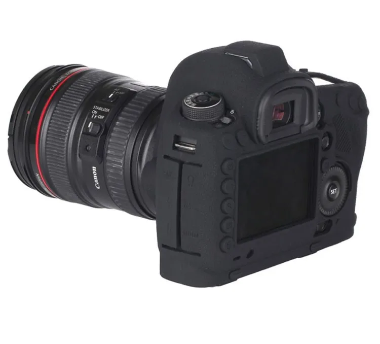 Мягкий силиконовый Камера сумка для Canon EOS 5D Mark III 5DS 5DR резиновая Камера случае Водонепроницаемый Крышка для SLR DSLR камера