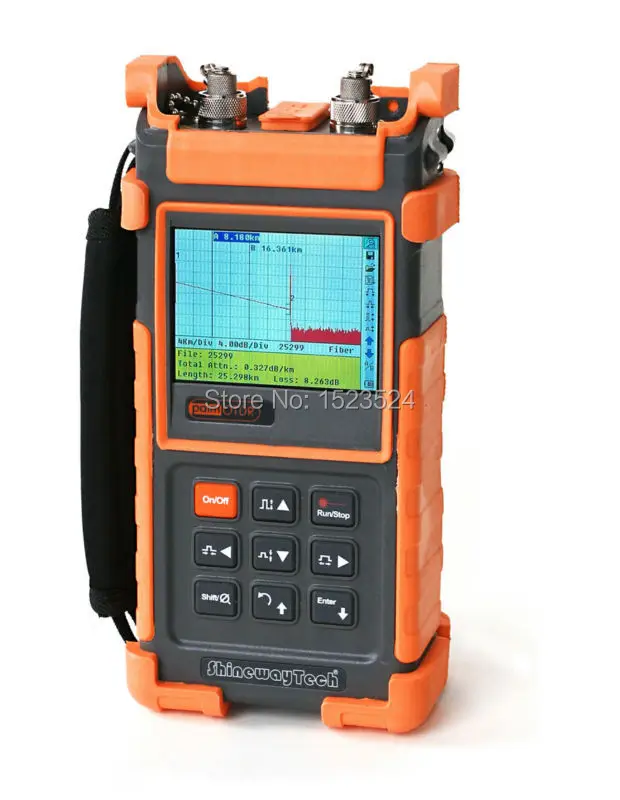 

ShinewayTech S20B/E 35/34dB SM 1310/1550nm Optical Time Domain Reflectometer Fiber Optic OTDR