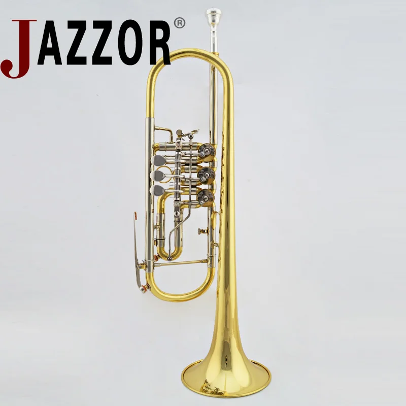 Jazzor Jbtr440 Professional B Flat Trumpet Flat Key Trumpet With