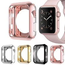 Защитный Мягкий чехол для Apple watch из ТПУ для i watch 44 мм 42 мм 38 40 мм 2 3 4 5 Montre Brillante Pulseira