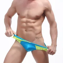 Мужские с низкой посадкой Плавание одежда быстросохнущая Плавание краткое Плавание ming костюмы сексуальное выпуклость гей Плавание для пляжа, для купания, сёрфинга спортивная одежда