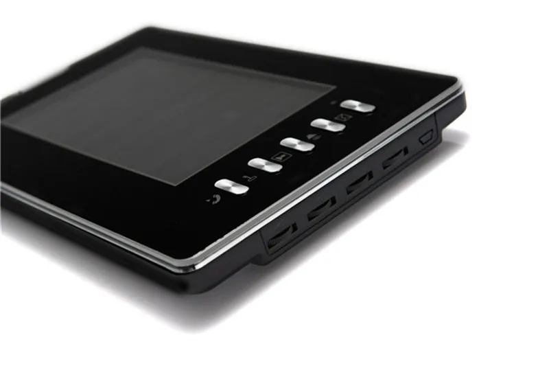 D107C Hot Selling Profession smart home 7 inch color TFT LCD screen monitor has wired Digit video intercom doorbell function