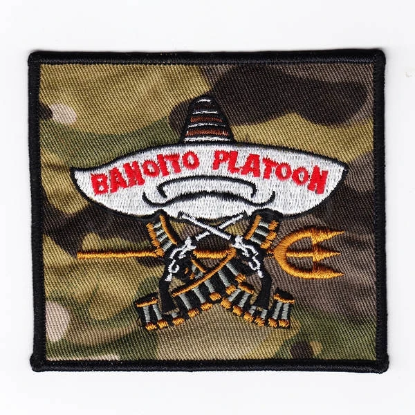 Тактические нашивки с вышивкой B2209 Multicam CP ACT OF VALOR Bandito Platoon SealTeam6 | Дом и сад