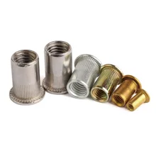 rivet nut rivnut M3 M4 M5 M6 M8 M10 M12 zinc plated stainless steel aluminum brass