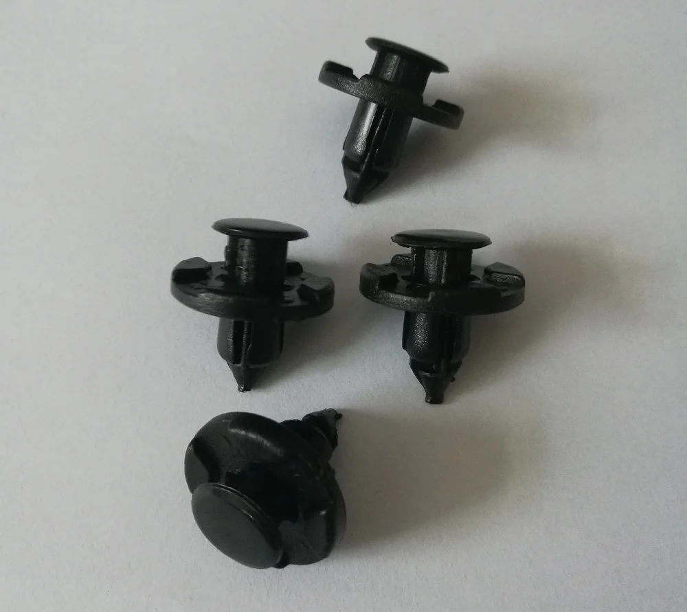 50pcs/lots Push Type Bumper Fender Rivet Mud Flap Retainer Clip Fastener for Nissan