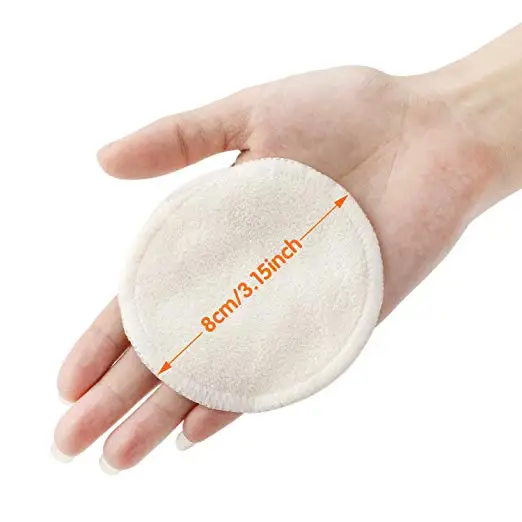 iCosow Reusable Makeup Remover Pads 20 Packs, Washable Organic Bamboo Cotton Rounds, Toner Pads, Facial Soft Cleansing Wi iCosow Reusable Makeup Remover Pads 20 Packs, Washable Organic Bamboo Cotton Rounds, Toner Pads, Facial Soft Cleansing Wi