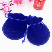 8x10cm Royal Blue Jewellery Bag Velvet Pouch Reward Luggage With Drawstring Jewelry Packaging Wholesale Tons 200PCs Jewellery Pouches