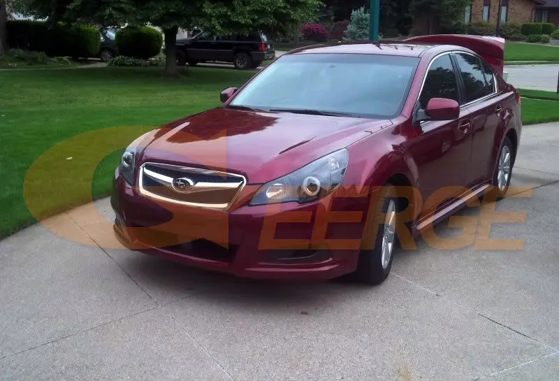 ccfl angel eyes Subaru Legacy Outback 2010 2011 2012 2013 2014 Headlight(6)