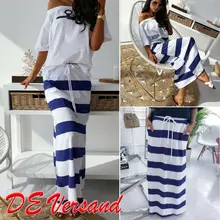 Женские, с высокой талией однотонный миди "карандаш" обтягивающее стрейч Повседневное пляжное макси юбка новинка,, обувь на шнуровке Полосатая юбка