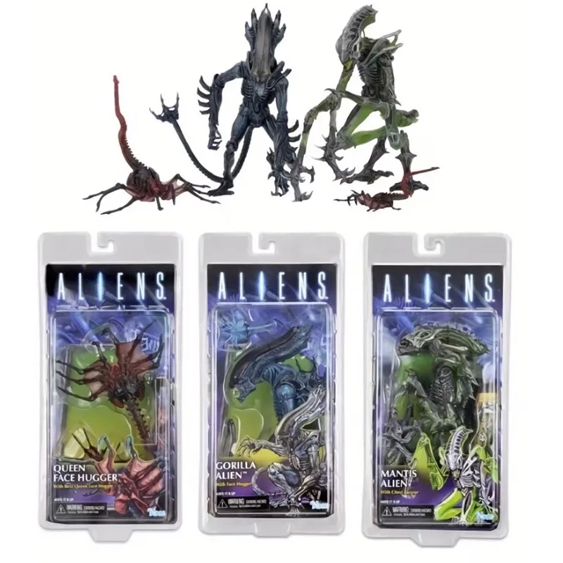 Инопланетянин NECA Series 10 Gorilla Mantis Alien queen Face Hugger ПВХ фигурка Коллекционная модель игрушки