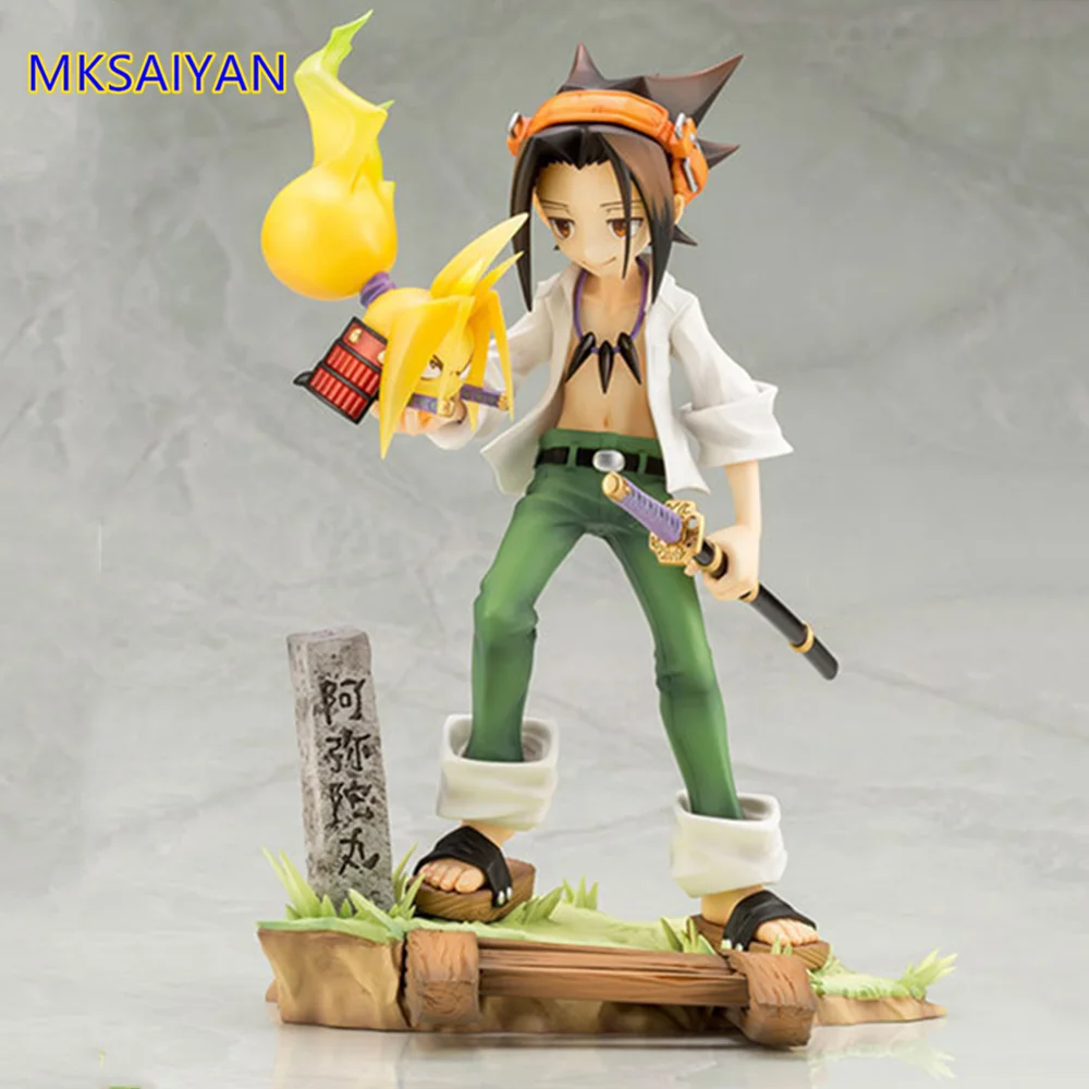 Shaman King Yoh Asakura AMIDAMARU игрушки ARTFX J Brinquedos фигурка Juguetes Коллекционная модель подарок