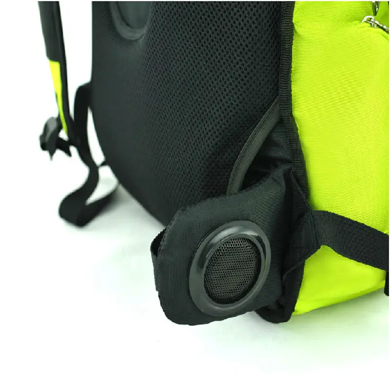 Мужской функциональный дорожный музыкальный рюкзак, спортивная сумка, непромокаемый рюкзак для кемпинга и пешего туризма со звуковым динамиком, сумки для школы