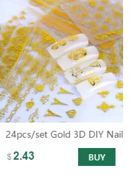 Стикеры 3D на ногти Nail Art наклейки патч металлические цветы дизайнерские наклейки для художественное оформление ногтей советы салонный