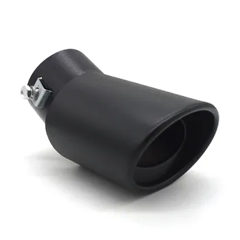 

Black 62MM Stainless Steel Automobiles Car Exhaust Pipe Tip pipe Muffler Cover Car Styling