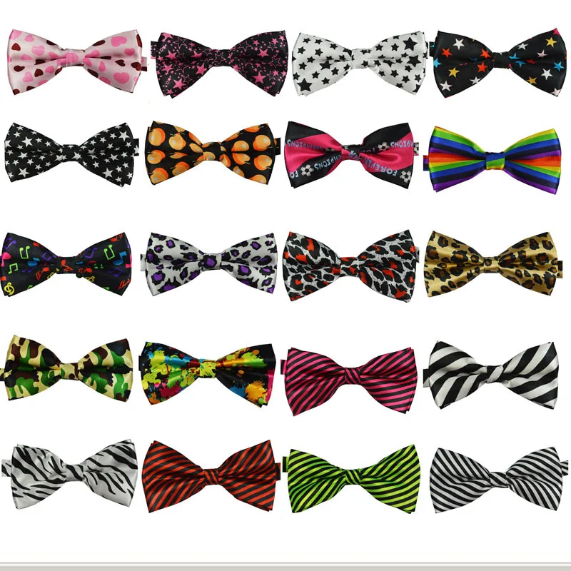 Colorful Men BowTies Printed Cartoon Butterfly Ties Boy Marriage Bow