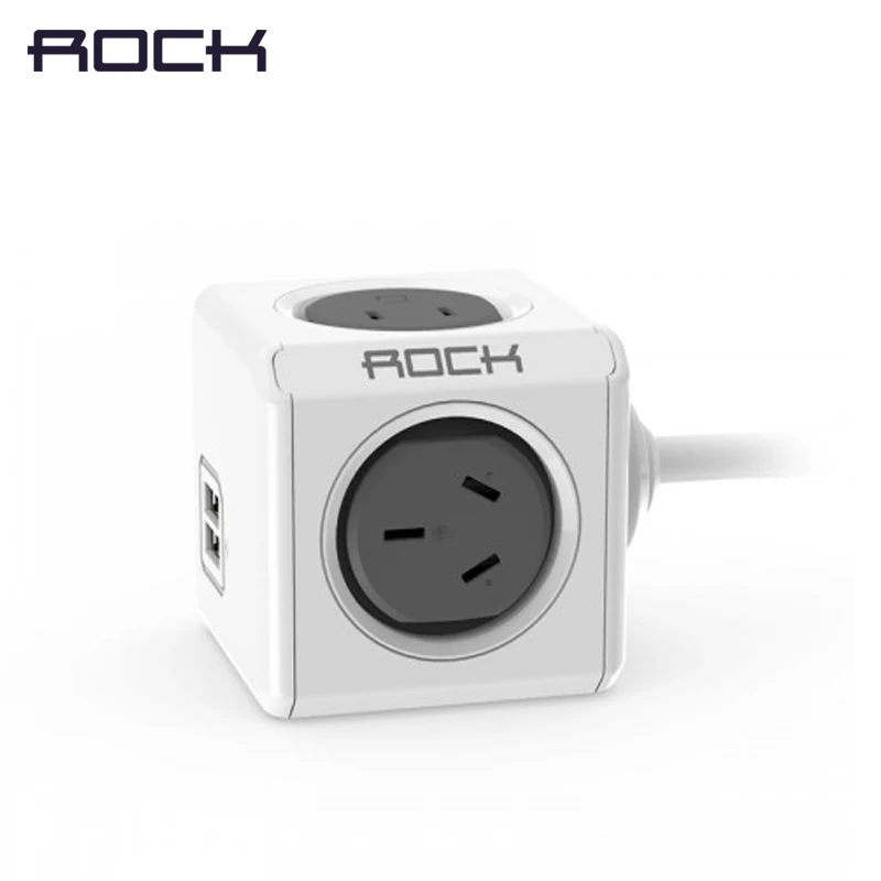 ROCK телефон зарядное устройство четыре разъем питания двойной USB порт для iPhone/Samsun