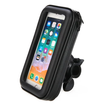 

New Arrival 1pc 360 Degree GPS Motorcycle Waterproof Bag Bicycle Phone Holder Adjustable Handlebar Support Moto Mount Mayitr