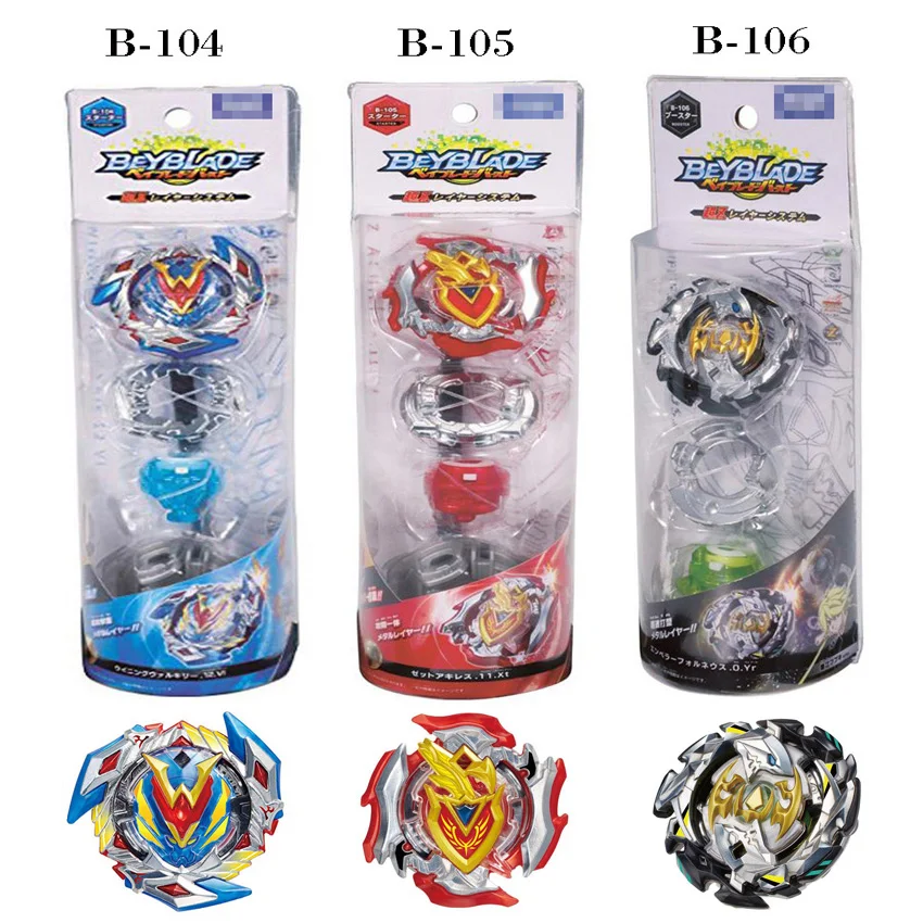 High quality Beyblade Burst B 86 B 97 B 100 B 104 B 106 Starter Zeno
