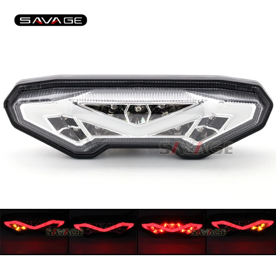 

NEW For YAMAHA FZ-09 MT-09 FJ-09 MT09 Tracer 2014-2016 Motorcycle Integrated LED Tail Light Turn signal Blinker Assembly Clear