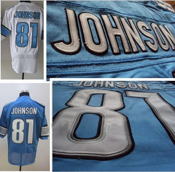 Cheap Football Jerseys #81 Calvin Johnson Jersey Elite Best quality Authentic Size M L XL XXL XXXL | Спорт и развлечения