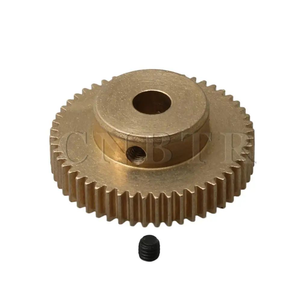 

CNBTR 52 Teeth Motor Pinion Gear 5mm Hole Dia for DIY Project RC Model 27x10mm