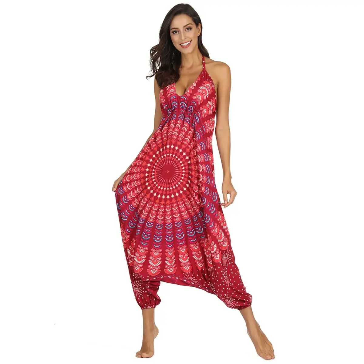 2019 العرقية ماندالا حللا النساء السباغيتي حزام البوهيمي الغجر التايلاندية الملابس السروال القصير عطلة الشاطئ داخلية موهير Playsuits 2019 العرقية ماندالا حللا النساء السباغيتي حزام البوهيمي الغجر التايلاندية الملابس السروال القصير عطلة الشاطئ داخلية موهير Playsuits