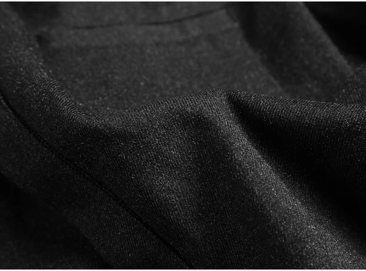 Мужская тонкая плотная Зимняя Повседневная рубашка в европейском стиле с длинными рукавами деловая темно-серая брендовая эластичная новая рубашка для джентльмена S906-3