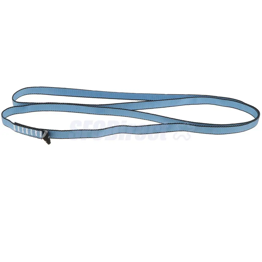 4pcs Safety Rock Climbing Mountaineering Sling Webbing Strap Cord Lanyard Loop Quick Connect 23KN