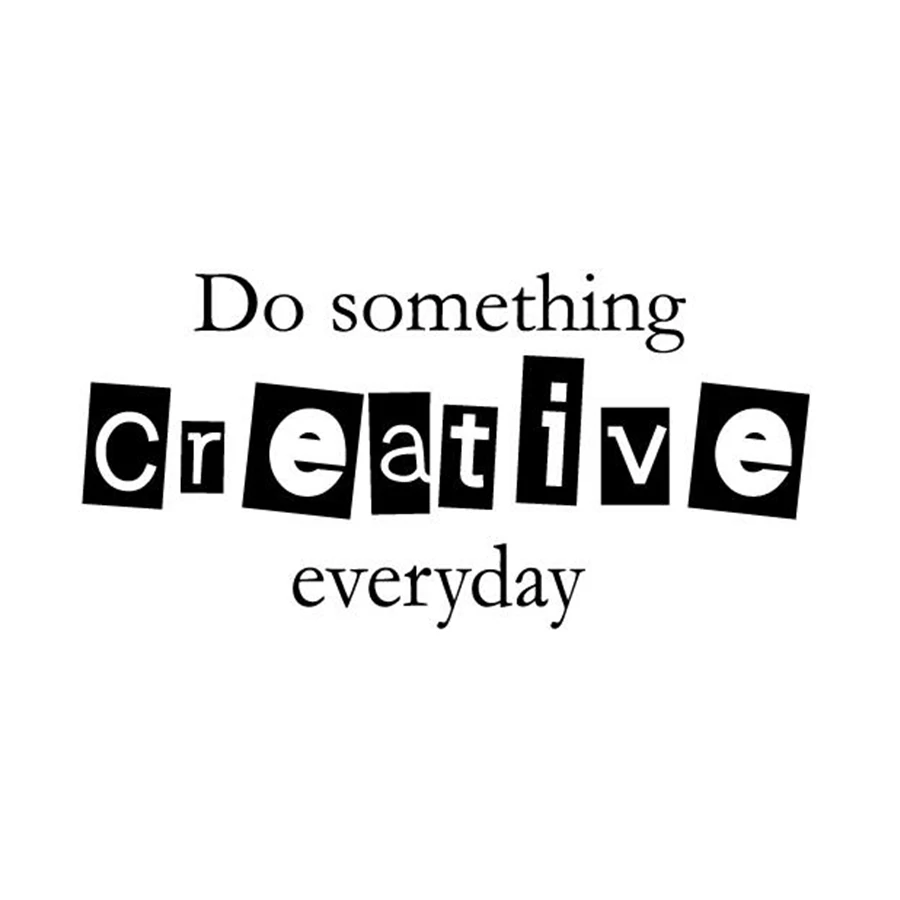 Create every day. Оформление офиса мотивирующими цитатами. Office innovation creative decor art. Create every day. Create every day.