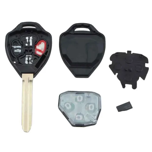 Replacement 4 On Remote Key Fob With 67 Chip For Toyota Camry Replacement 4 On Remote Key Fob With 67 Chip For Toyota Camry 2007 2008 2009 2010 Car Auto