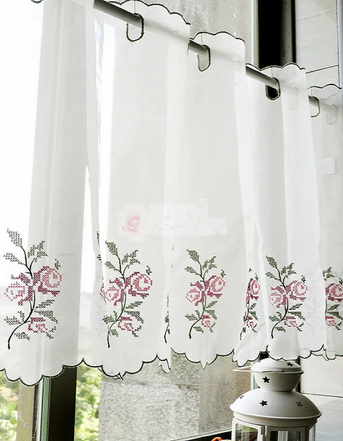 Coffee Curtain 1 Panel 45cmH*150cmW Translucidus Terri Wong Cross