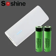 Soshine e4c 5 В 1A USB Запасные Аккумуляторы для телефонов для смартфонов Зарядное устройство+ NCR18650B 3.7 В 3400 мАч Перезаряжаемые литий-ионный аккумулятор