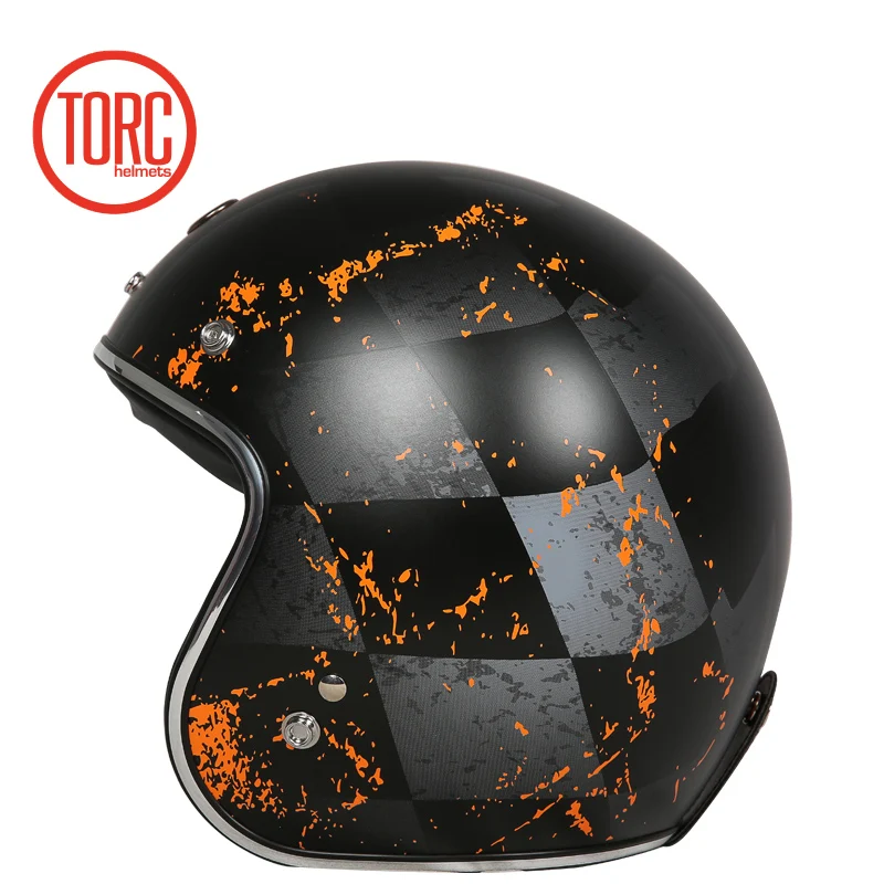 TORC Летающие тигры ew casco moto классический шлем с открытым лицом винтажный шлем jets мотоциклетный шлем в стиле ретро capacete moto queiro T50 - Цвет: 18