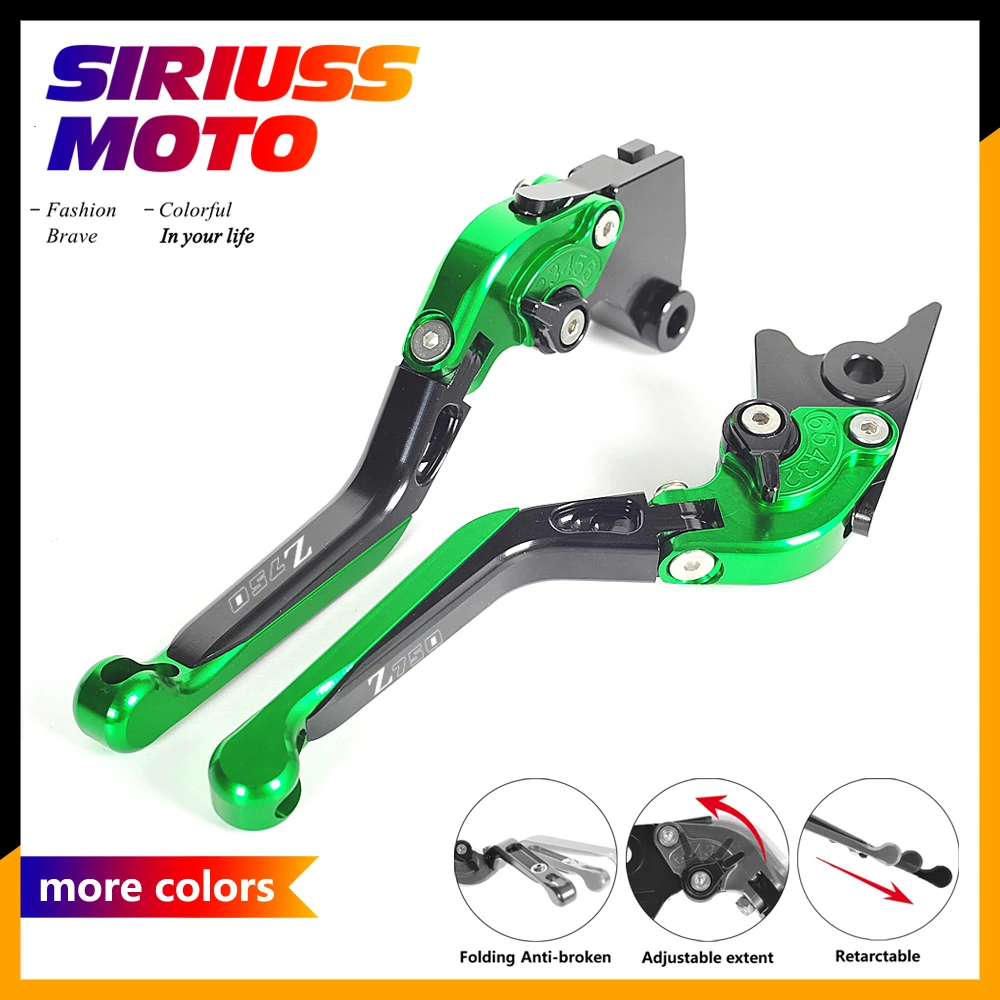 ทั้งหมด CNC รถจักรยานยนต์พับ Lever คลัทช์เบรค Levers สำหรับ Kawasaki