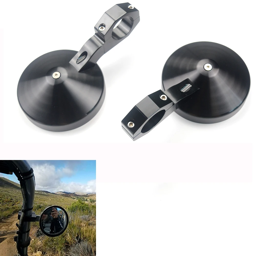 1.75" UTV Heavy Duty Side Mirrors For Yamaha YXZ1000R Polaris RZR 900