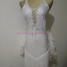 Новинка, костюмы для латинских танцев, сексуальные камни, перо, платье для латинских танцев для женщин, платья для латинских танцев, можно сделать бесплатно 002