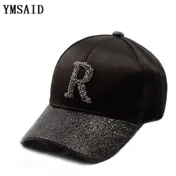 Ymsaid 2019 Новый горный хрусталь Бейсболка Повседневная Спортивная мужская женская шляпа Snapback шляпа Gorra Hombre пайетки хип-хоп шляпы