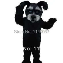 Талисман черная шотландская собака костюм талисмана мультяшный персонаж карнавальный костюм вечерние костюмы