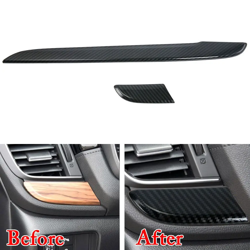 For Honda Crv Crv 20172018 Carbon Fiber Style Abs Car Inner Door Side