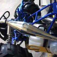 1/5 Масштаб RC HSP 94050 обновление выхлопная труба с глушителем для Redcat Rempage MT TT грузовик 050024