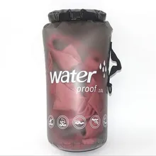 10L/20L ПВХ матовый водонепроницаемый мешок одно плечо спасательный жилет плавающий спортивный мешок