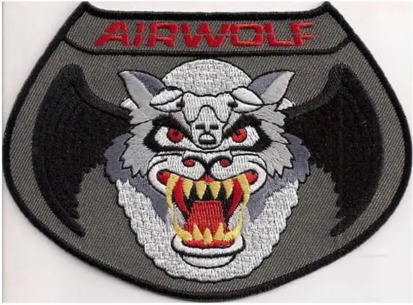 Airwolf TV &quotВолк&quot вышитый униот/костюм 4 5 &quotЖелезный На Заплатке оптовая продажа