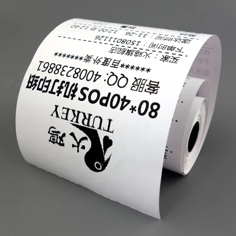 Verplaatsbaar Voorlopige naam daarna Thermal Paper Rolls 80 X 40 Mm (10rolls/case) Mobile Pos Paper Roll For  80mm Bluetooth Cash Register Printer - Cash Register Paper - AliExpress