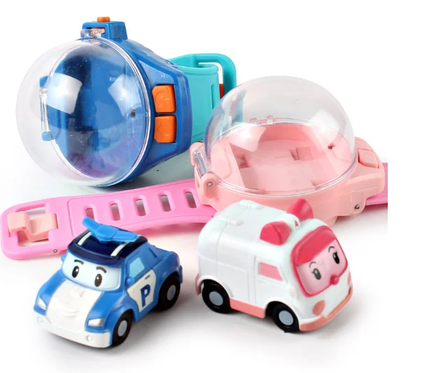 

Remote Control RC Smart Watch Car 1:58 Mini Cartoon With 2.4G USB Rechargeable Toys For Children Gift Gravity Sensing