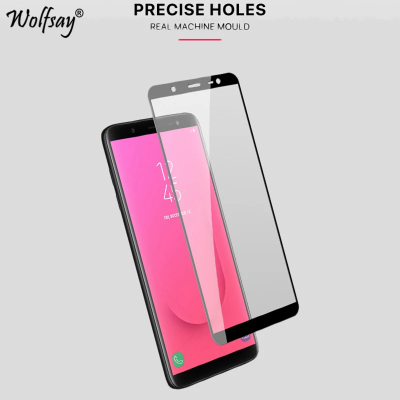 2 шт. полноэкранная Защита для Samsung Galaxy J4 Plus стекло закаленное 9H премиум покрытие